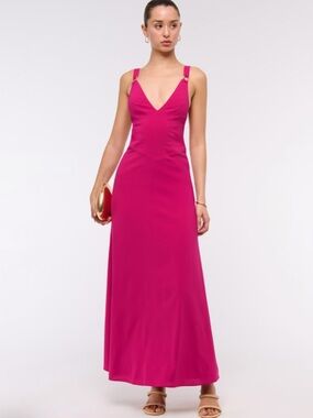 Abercrombie & Fitch | Dresses | The Af Giselle Dropwaist Maxi Dress |  Poshmark